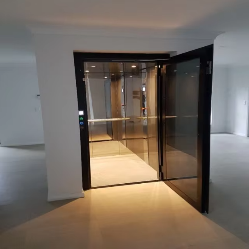 VTEV109 Ascensores Elevadores 개인 이중 주택을 위한 세련된 유리 빌라 엘리베이터