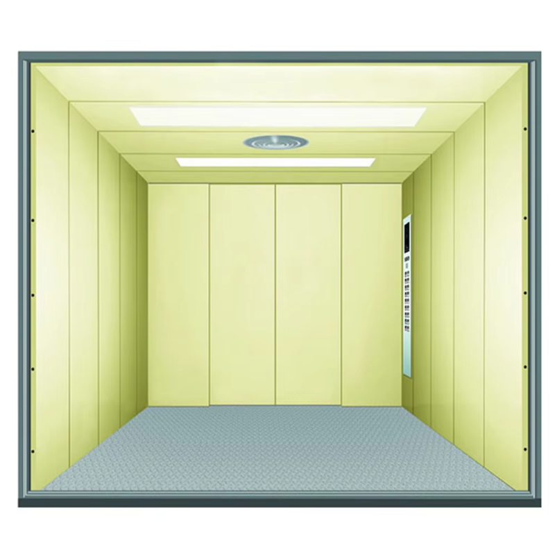 VTEF101은 강력한 적재 용량을 갖춘 산업용 화물 엘리베이터를 Acensores