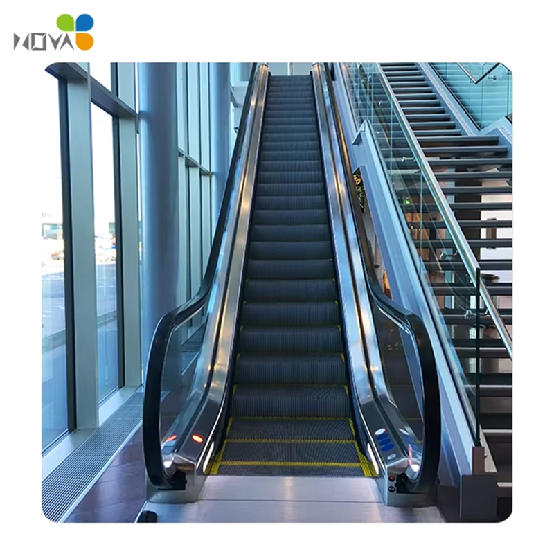 VTES105 VVVF 제어 35도 에스컬레이터 엘리베이터 ISO 인증 0.5m_s 속도 현대적인 디자인 쇼핑몰에 대한 1년 보증