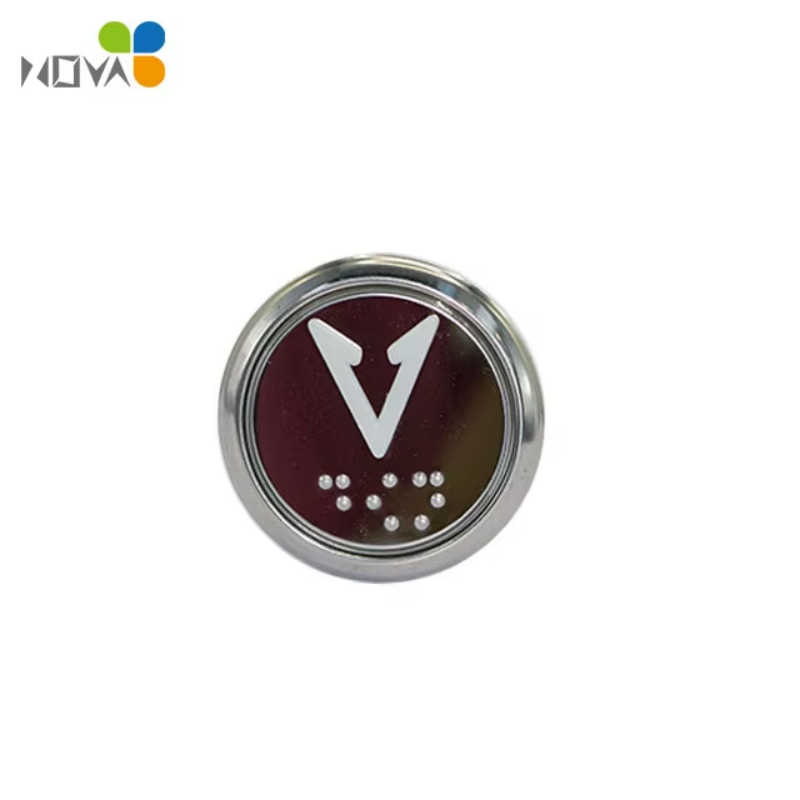 VTSP353 최고의 가격 NV 현대 스테인레스 스틸 엘리베이터 푸시 버튼 부품 사무실 건물 1년 보증