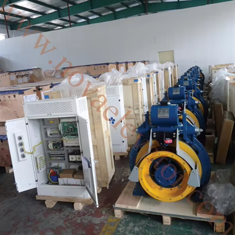 VTSP253 Montanari 현대 기어리스 견인 기계 MCG200 아파트 사용 엘리베이터 부품 리프트 모터 800-1350KGS 모터 엔진