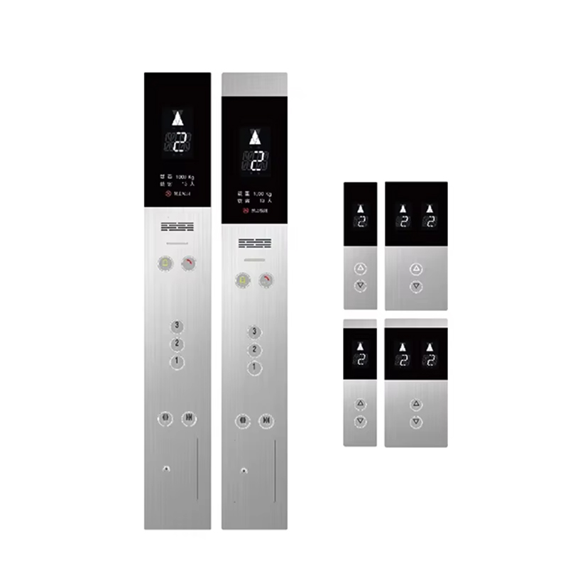 VTSP345 공장 가격 현대 디자인 스테인레스 스틸 엘리베이터 도어 패널(엘리베이터 버튼 벽 장착 COP LOP 포함)