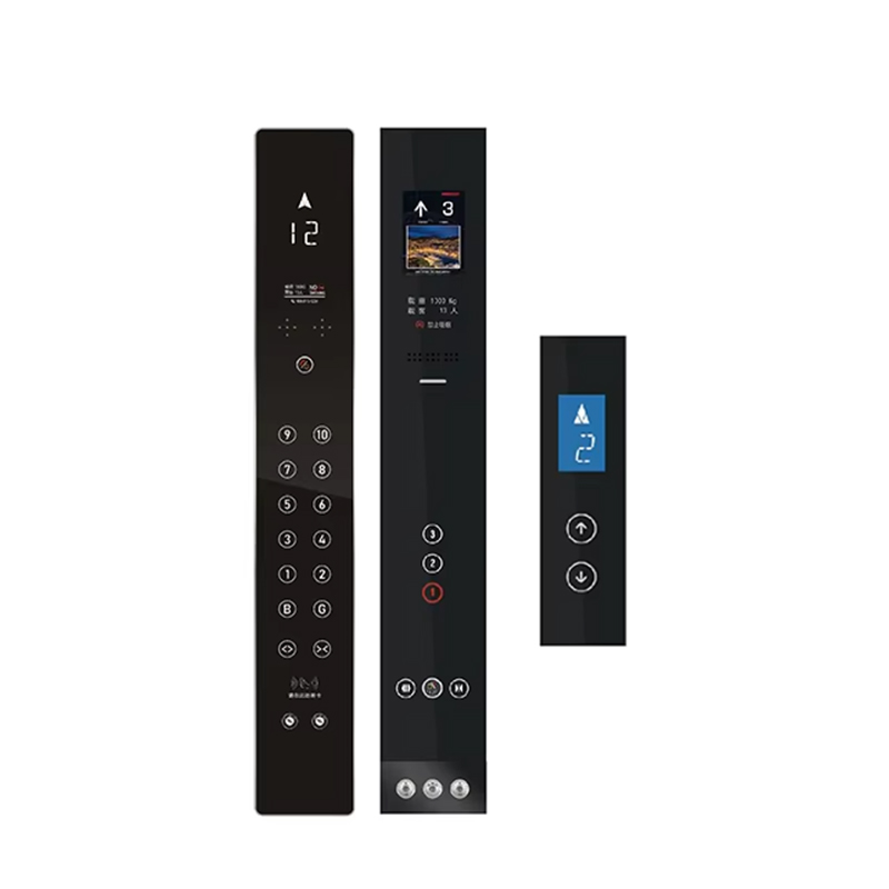 VTSP345 공장 가격 현대 디자인 스테인레스 스틸 엘리베이터 도어 패널(엘리베이터 버튼 벽 장착 COP LOP 포함)