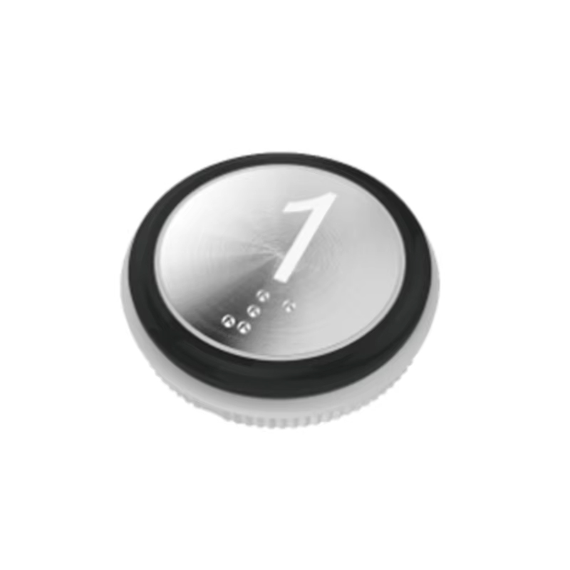 VTSP360 브랜드 모던 디자인 라운드 스테인레스 스틸 엘리베이터 푸시 버튼 With_Without 점자 1 년 보증 엘리베이터 부품