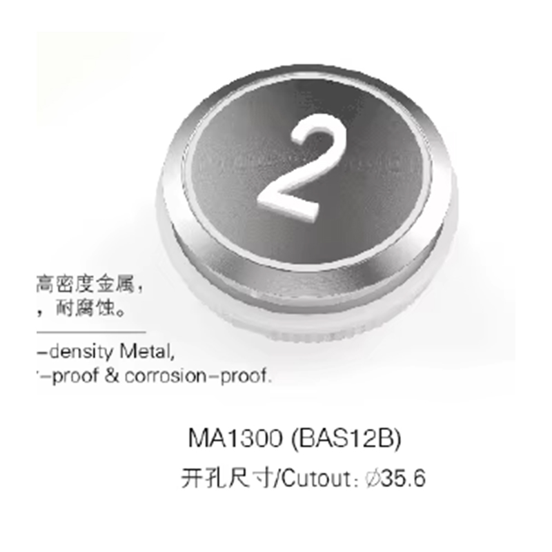 VTSP359 중국 뜨거운 판매 BST 엘리베이터 리셋 22mm 블랙 푸시 LED 스테인레스 스틸 방수 ISO9001 인증 1 년 보증 모델